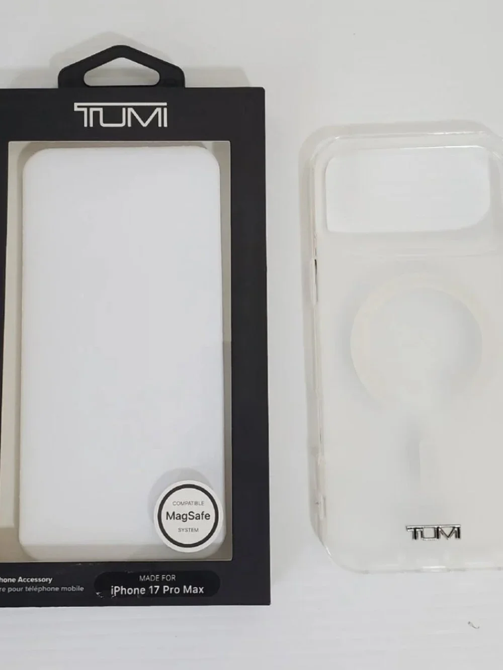 2026 TUMI MADE FOR iPHONE 17 PRO MAX CLEAR CASE COMPATIBLE MAG SAFE SYSTEM